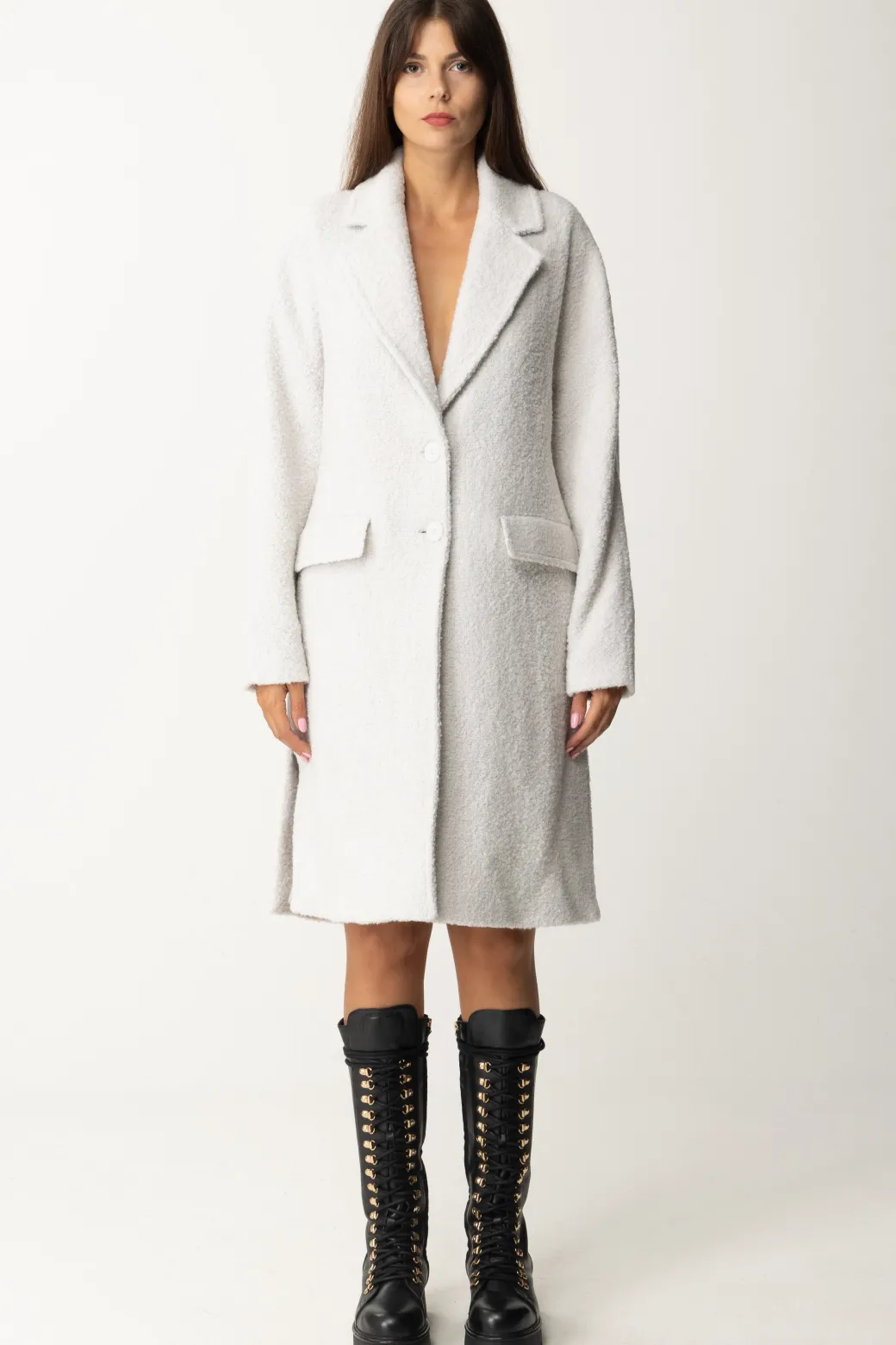Donna Patrizia Pepe Cappotto Teddy