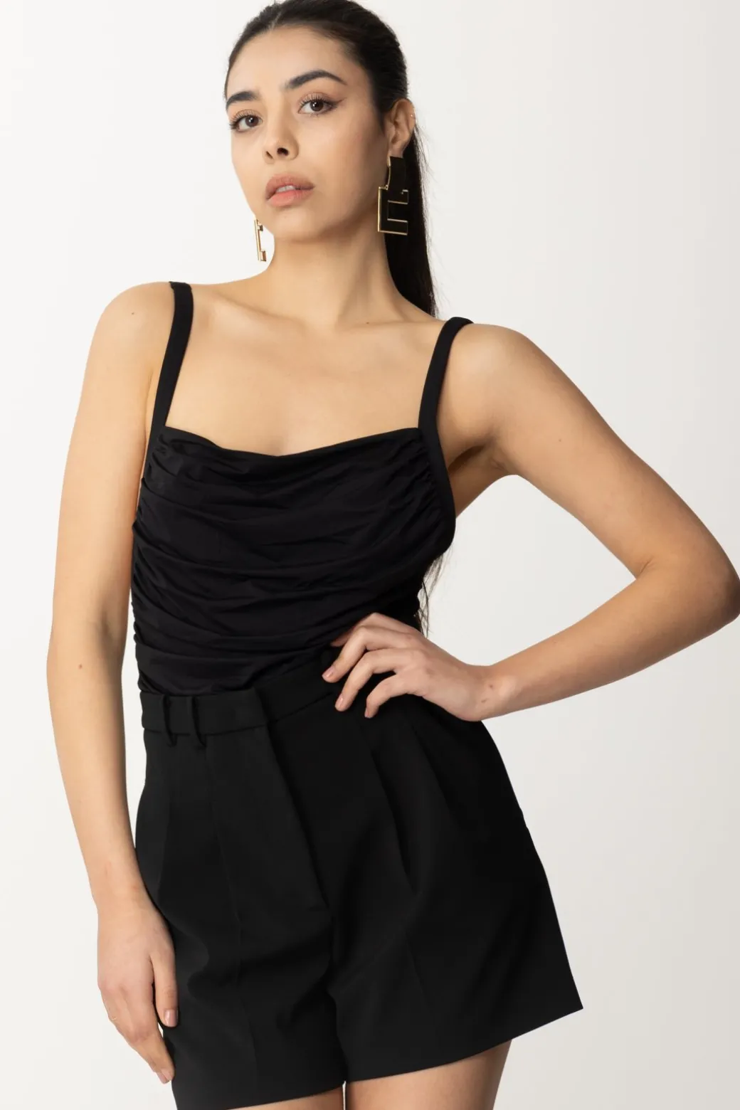 Donna Patrizia Pepe Maglia a Body con Arricciature