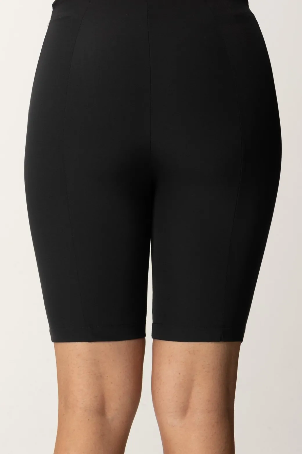 Donna Patrizia Pepe Pantaloni Ciclista con Zip Logata