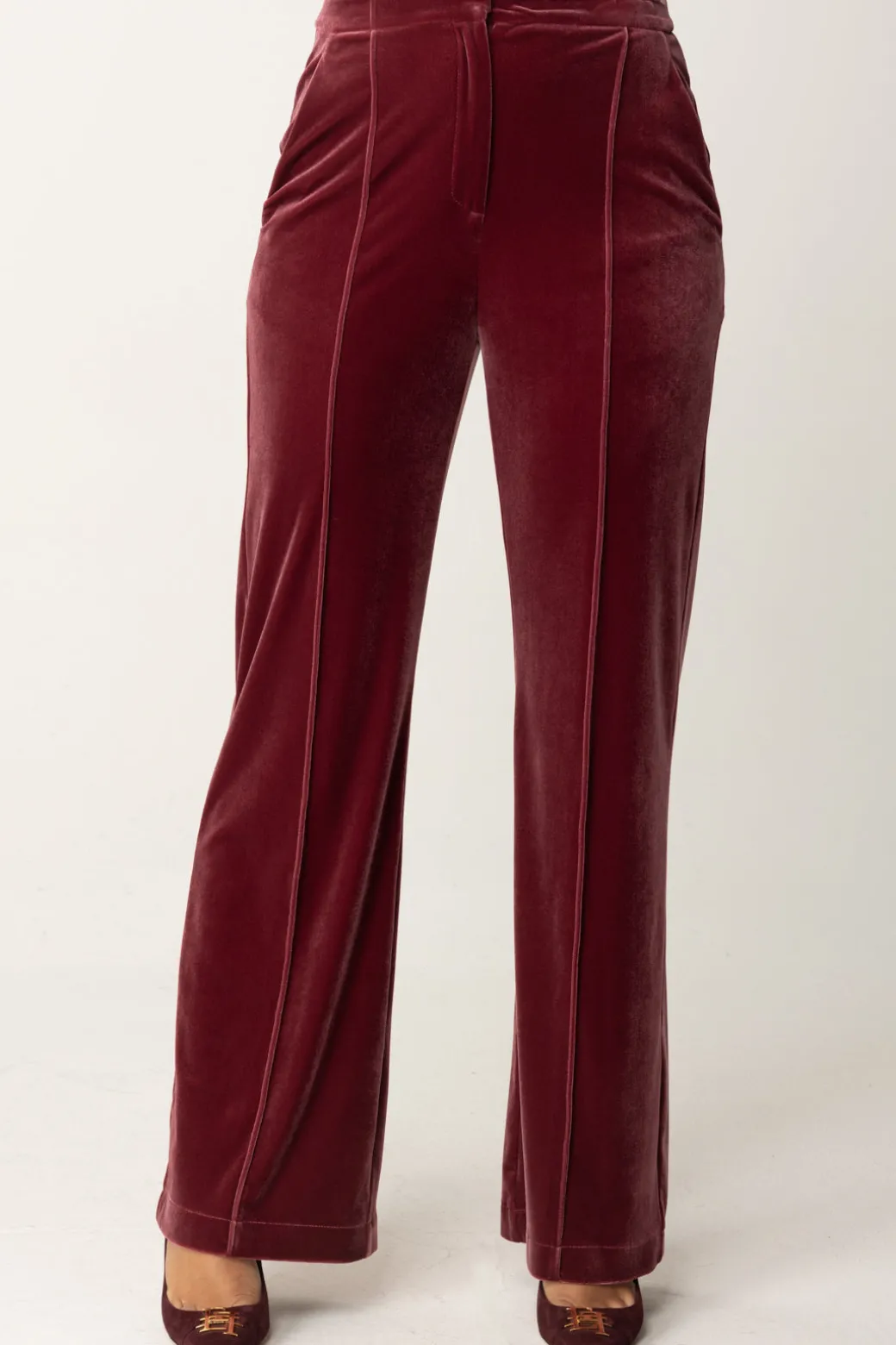 Donna Patrizia Pepe Pantaloni In Velluto