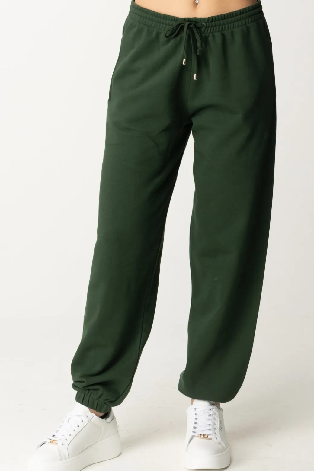 Donna Patrizia Pepe Pantaloni Jogging con Coulisse