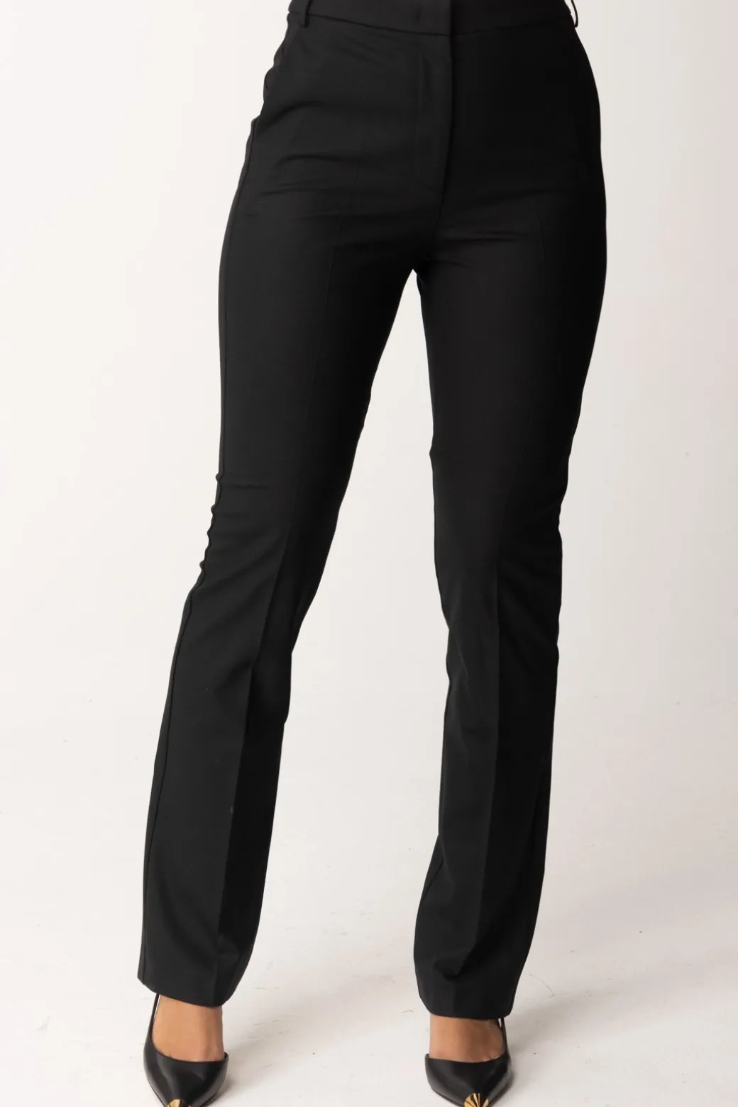 Donna Patrizia Pepe Pantaloni Sartoriali In Misto Lana