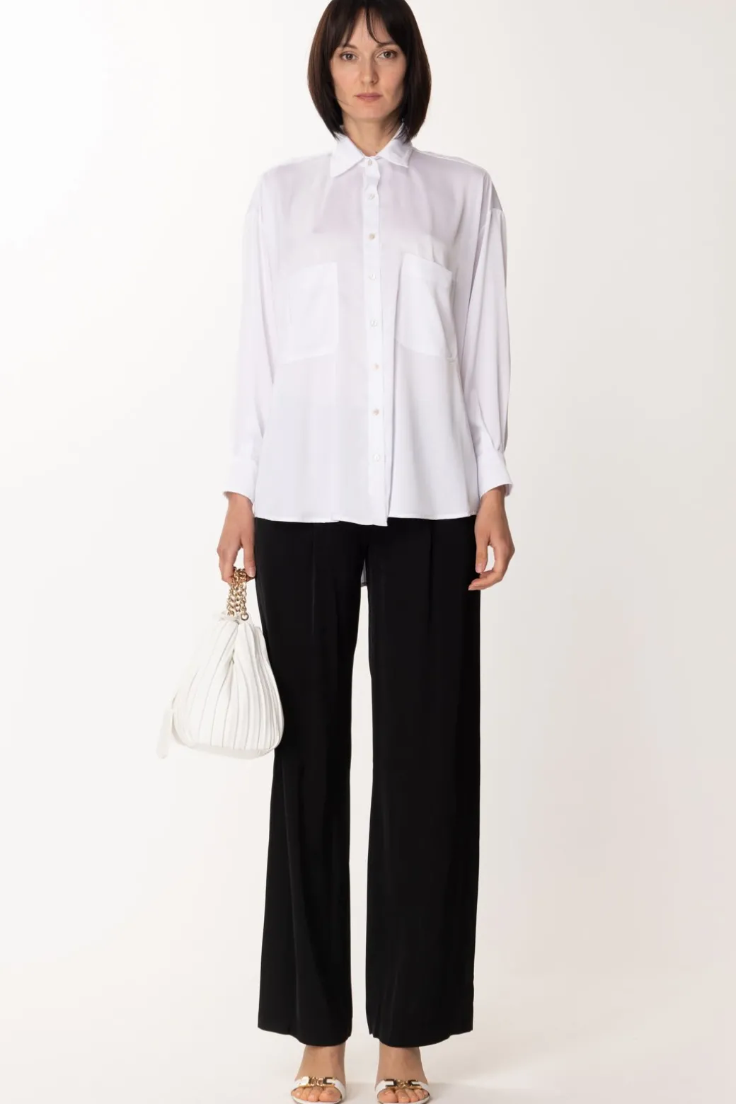Donna Patrizia Pepe Pantaloni Straight Cut