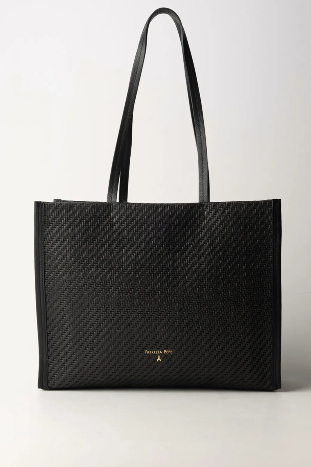 Donna Patrizia Pepe Shopper Bag Intrecciata