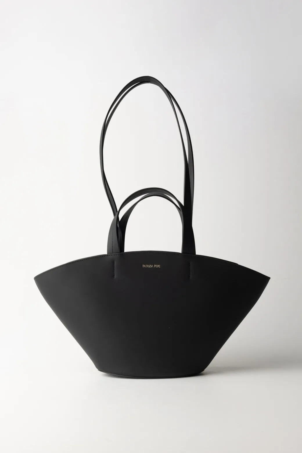 Donna Patrizia Pepe Shopping Bag In Pelle