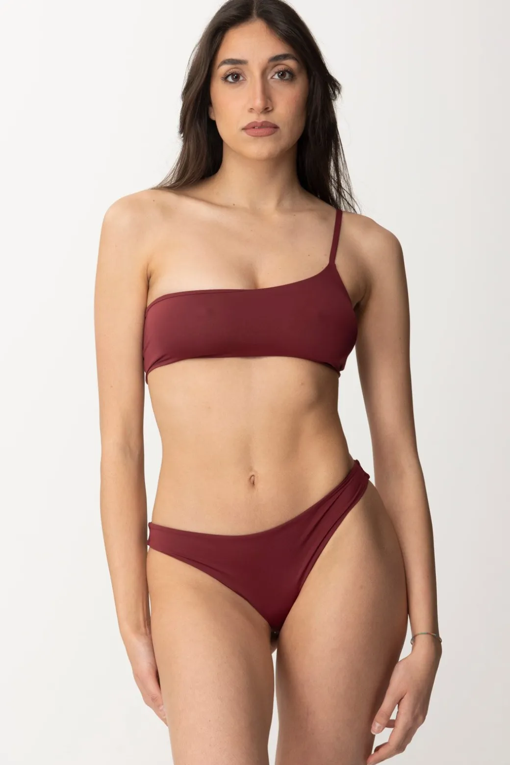 Donna Patrizia Pepe Slip Per Bikini con Arricciatura