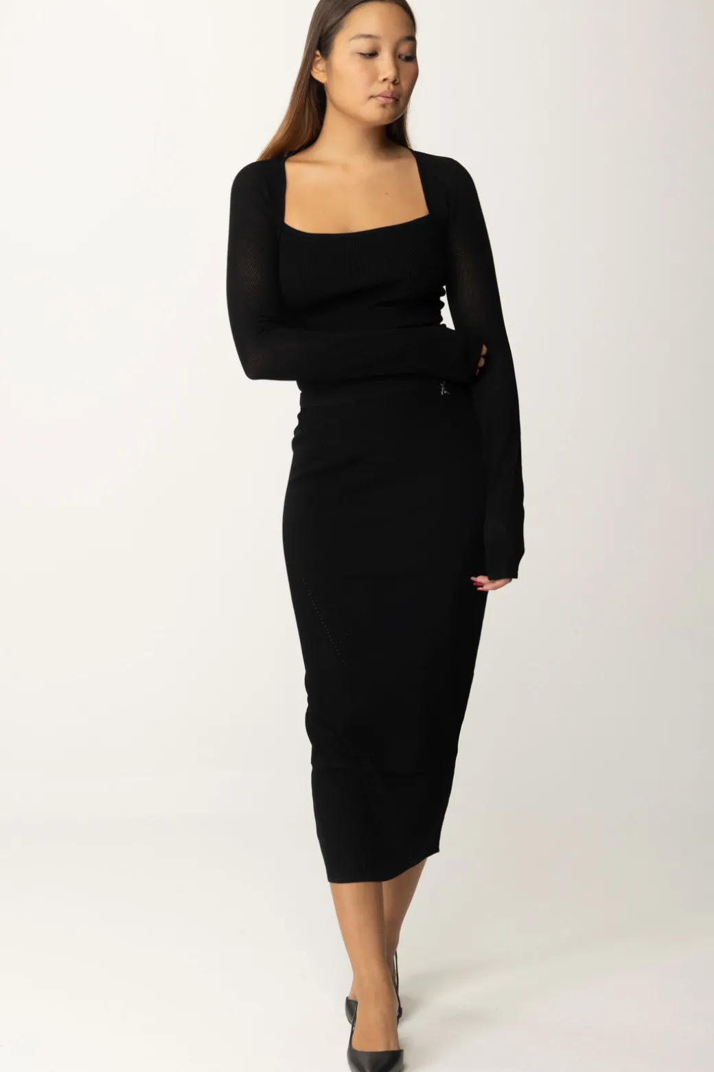 Donna Patrizia Pepe Top con Scollo Squadrato
