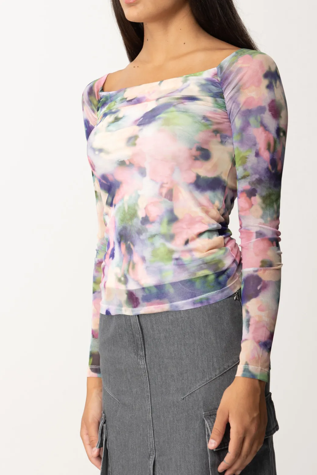 Donna Patrizia Pepe Top Fantasia Floreale