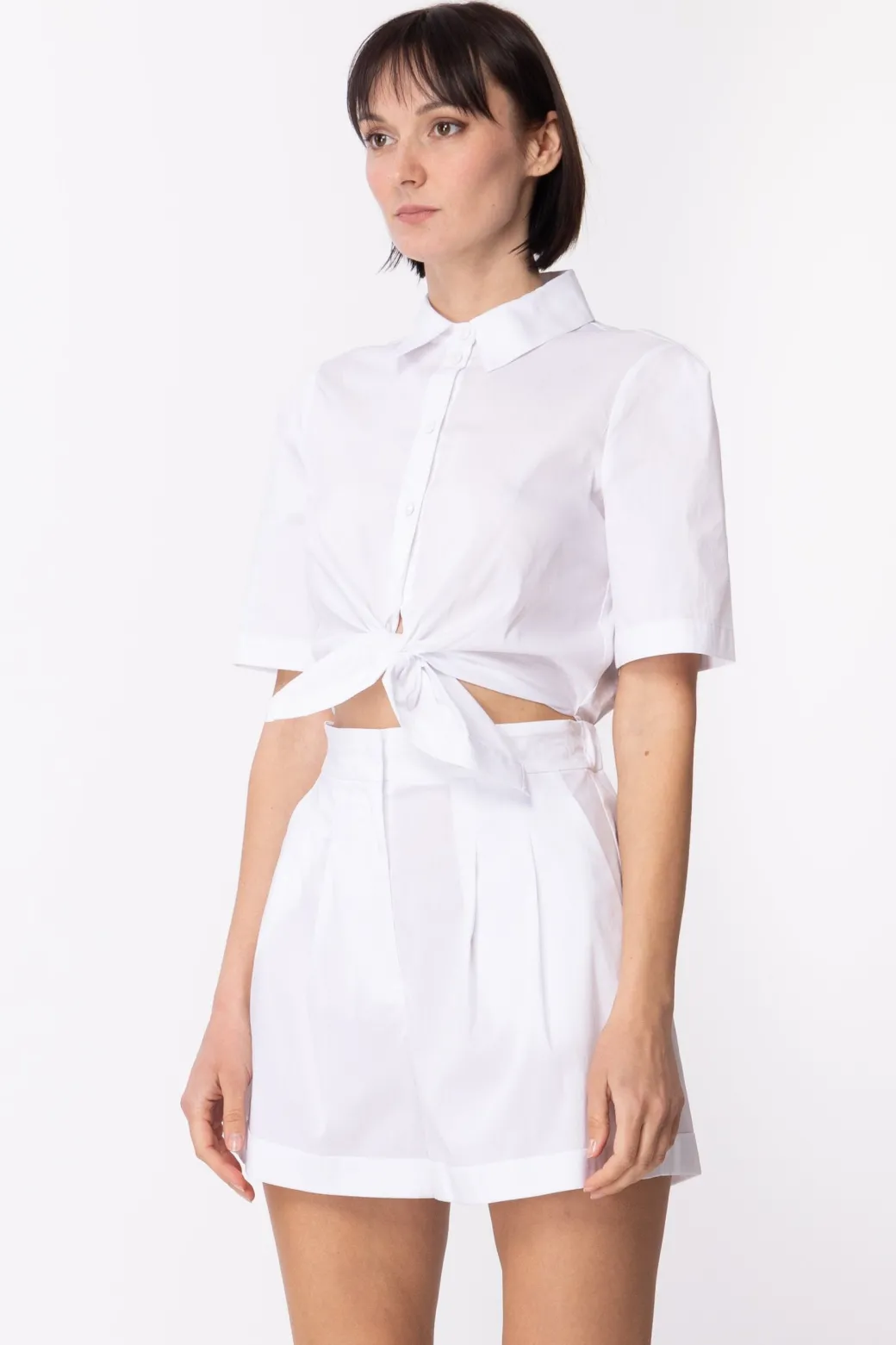 Donna Patrizia Pepe Tuta con Camicia e Shorts