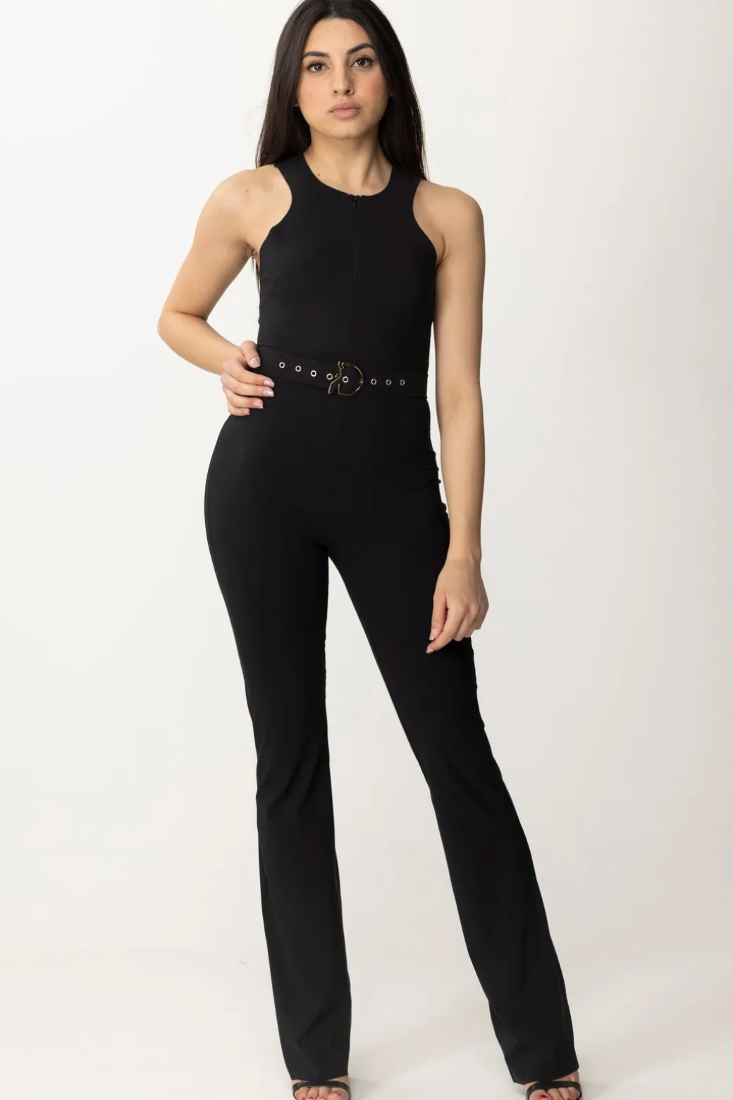 Donna Patrizia Pepe Tuta con Cintura Cut-out Sul Retro