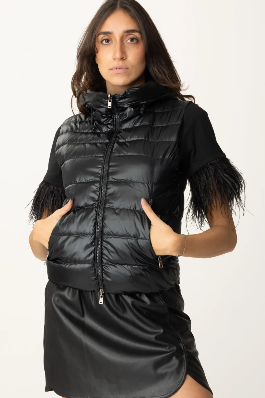 Donna People Of Shibuya Gilet Imbottito Trapuntato