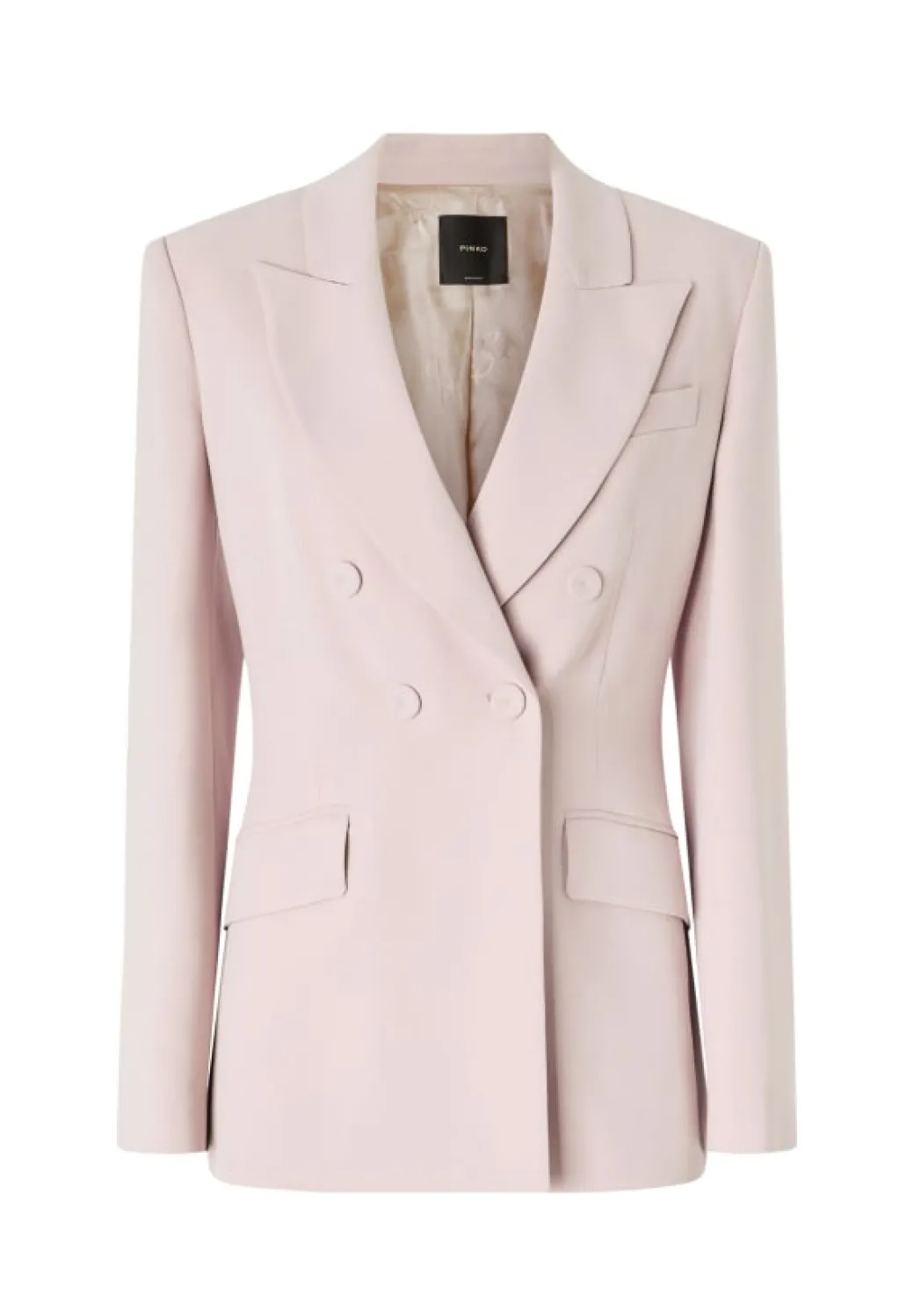 Donna Pinko Blazer Doppiopetto In Cady Tecnico