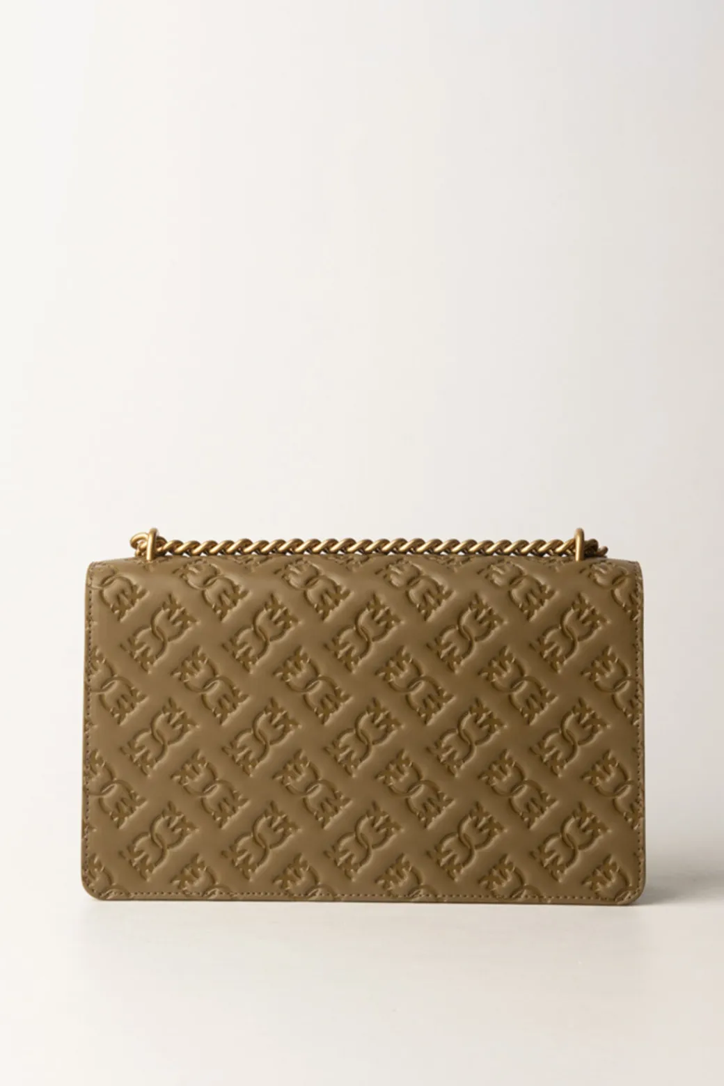 Donna Pinko Borsa a Tracolla Love Bag con Pattern Logo