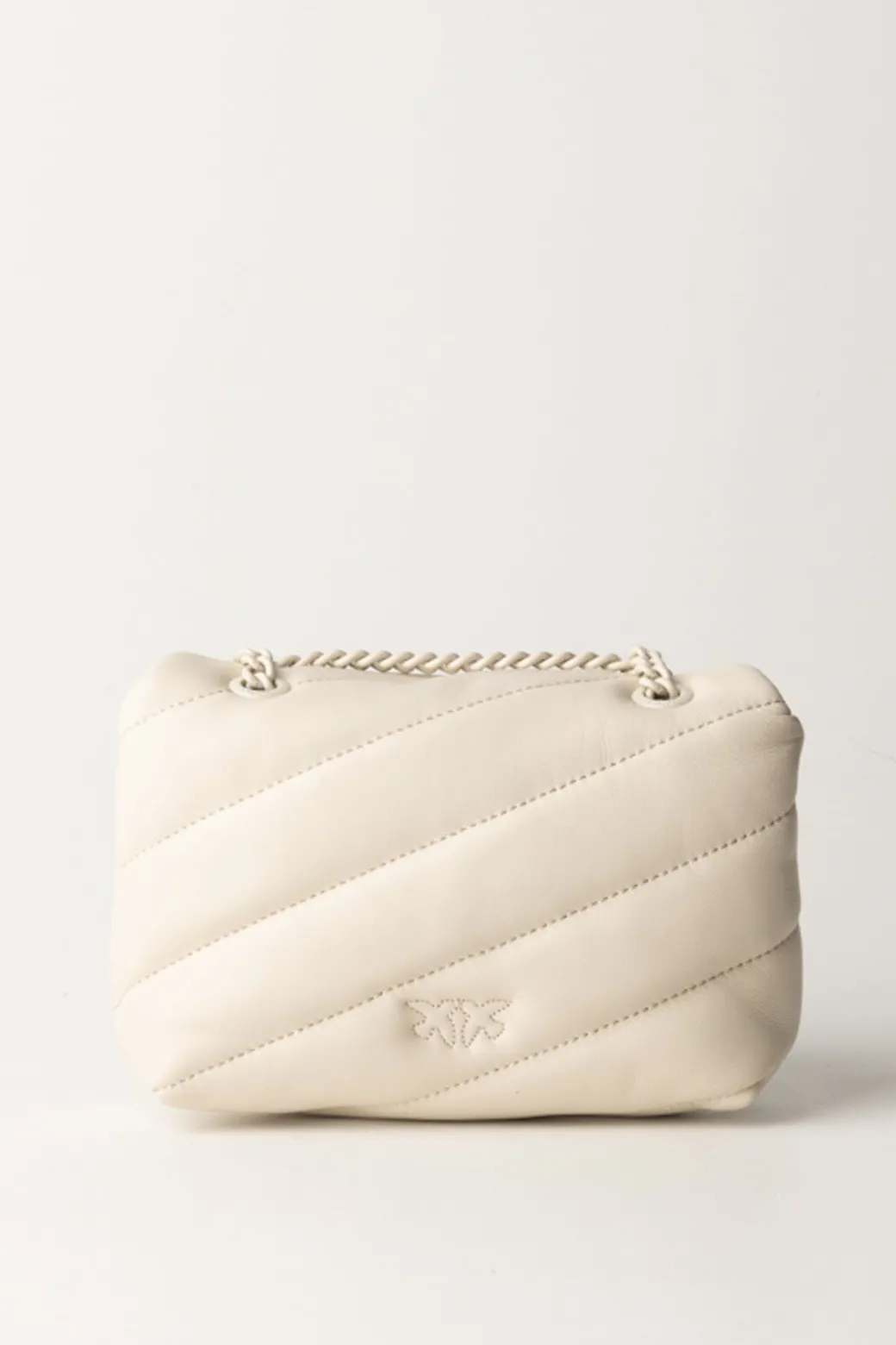 Donna Pinko Borsa Love Puff Mini con Trapuntatura Obliqua