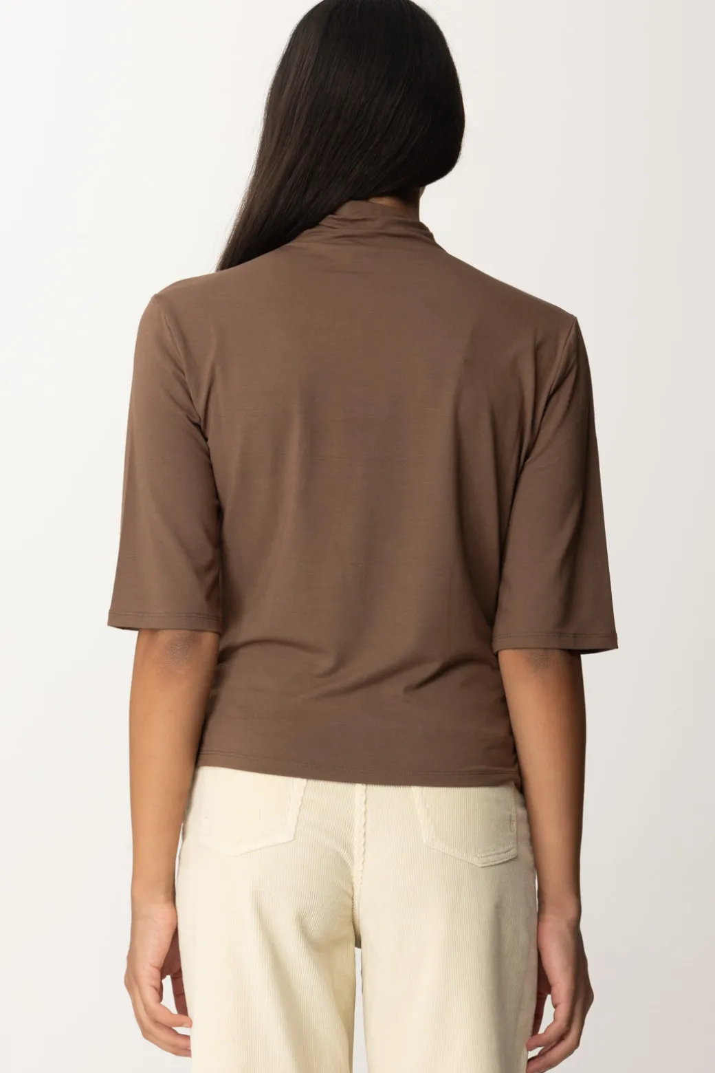 Donna Pinko Maglia a Collo Alto con Logo "love Birds"