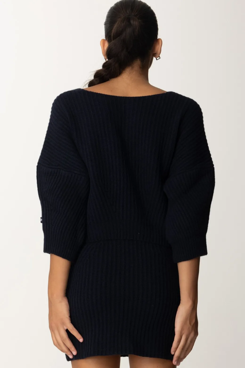 Donna Pinko Maglia Corta a Costine