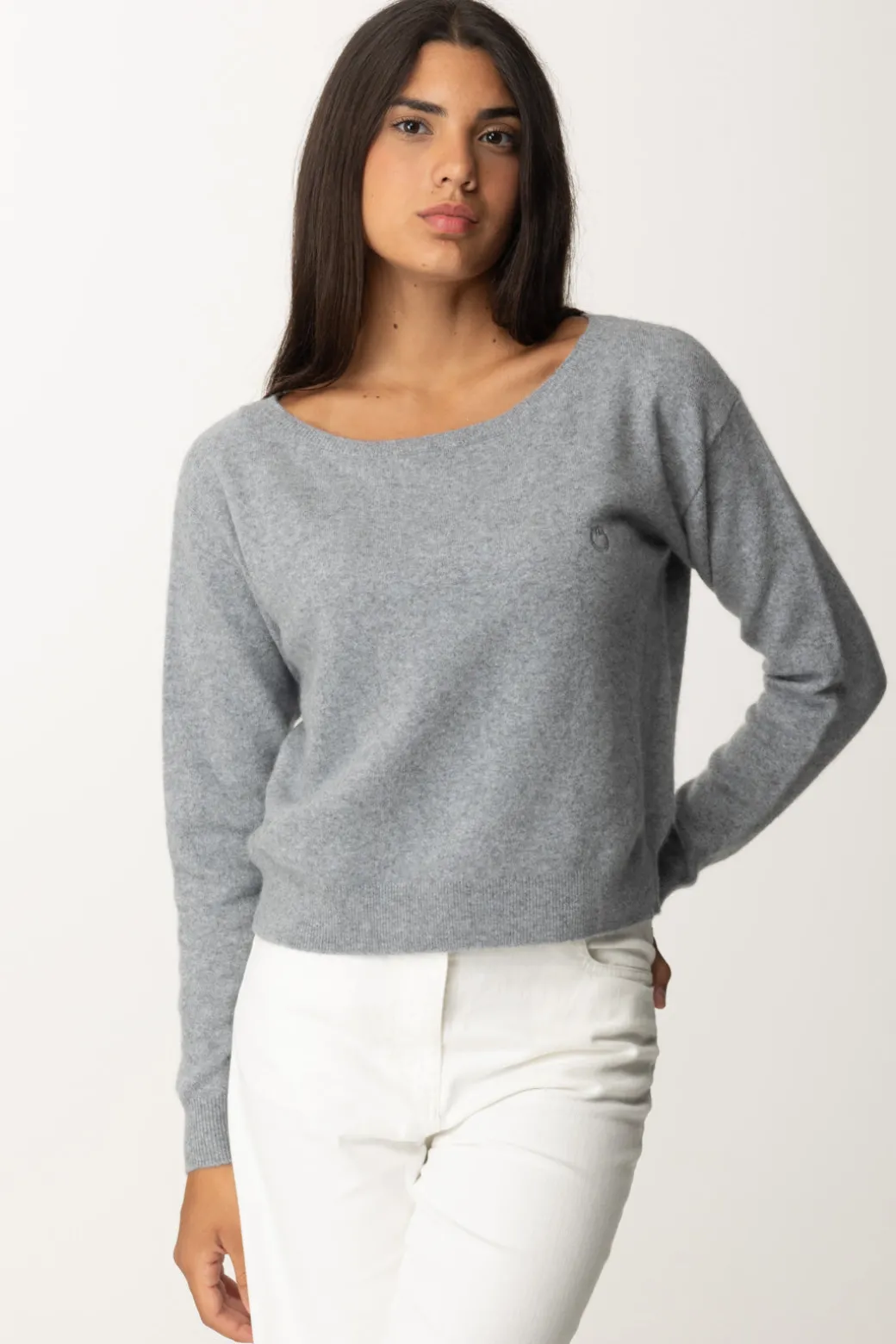 Donna Pinko Maglia Morbida con Scollo Rotondo