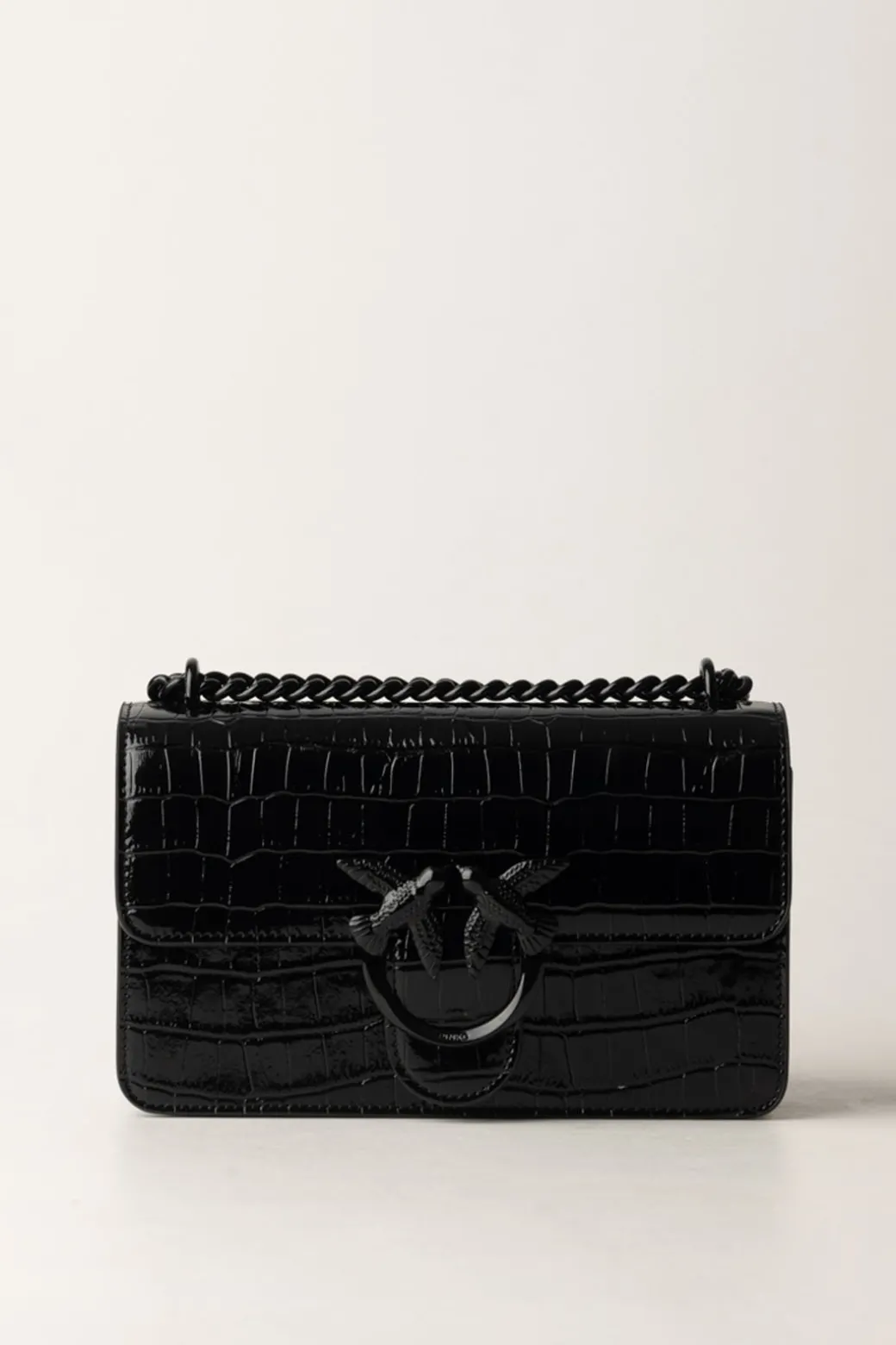 Donna Pinko Mini Love Bag Click Cocco Lucido