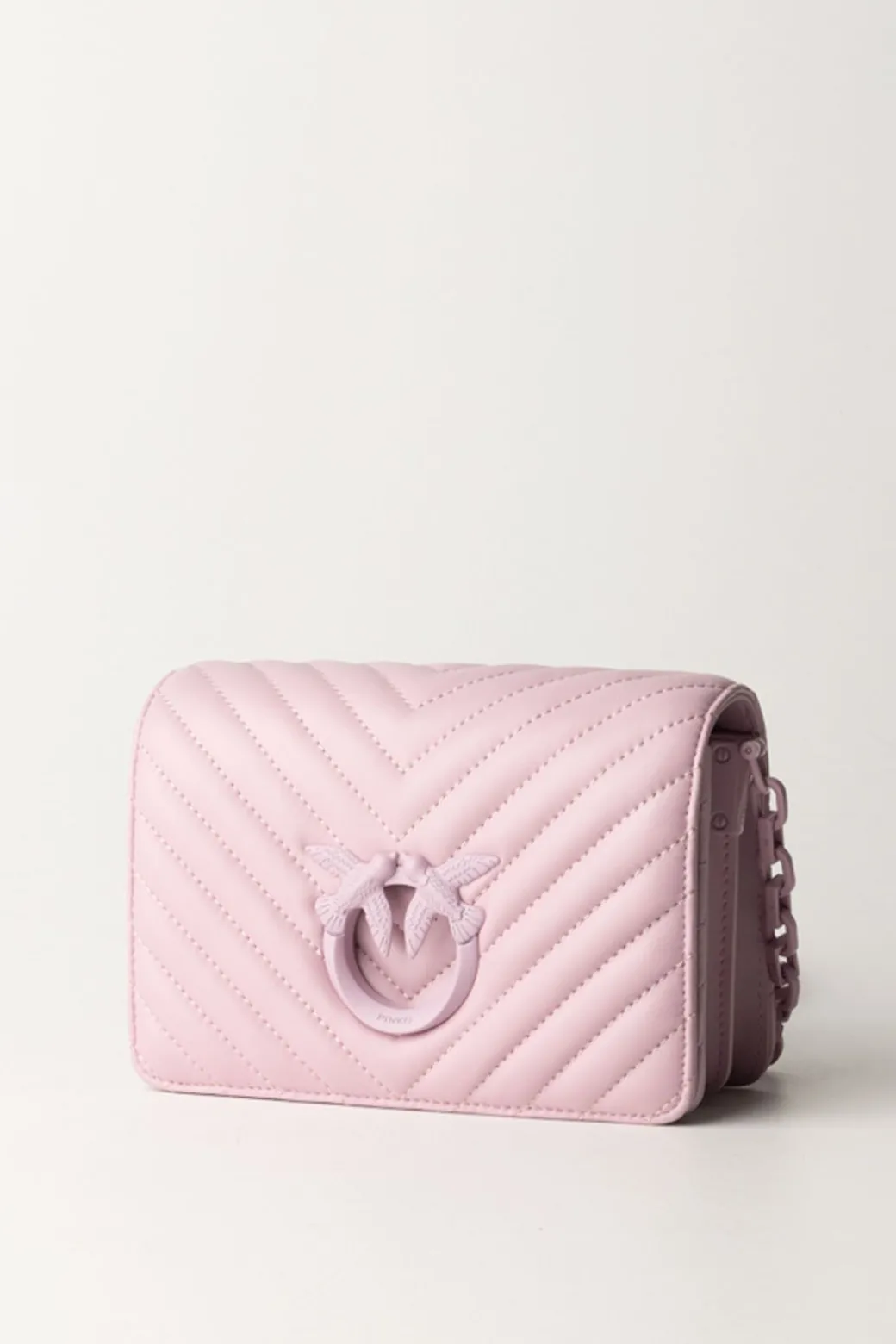 Donna Pinko Mini Love Bag Click Trapuntata Chevron