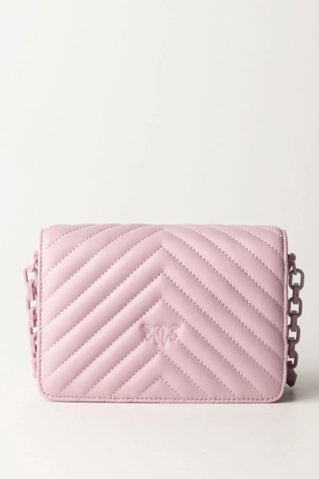 Donna Pinko Mini Love Bag Click Trapuntata Chevron