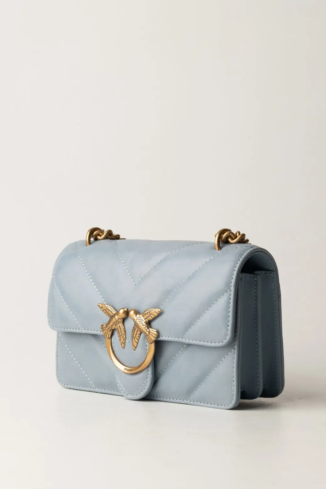 Donna Pinko Mini Love Bag In Pelle Effetto Used