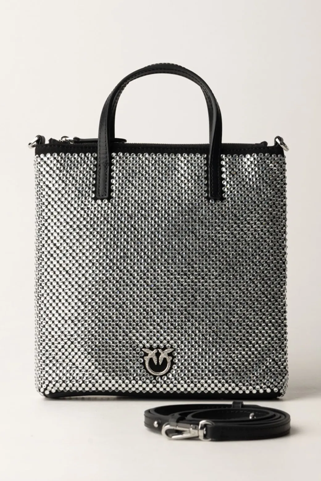Donna Pinko Mini Shopper Strass Gioiello