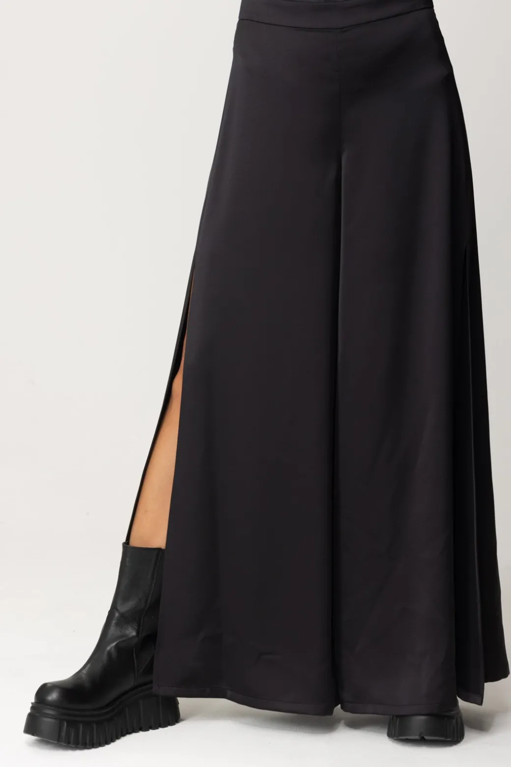 Donna Pinko Pantaloni Ampi con Spacchi Laterali