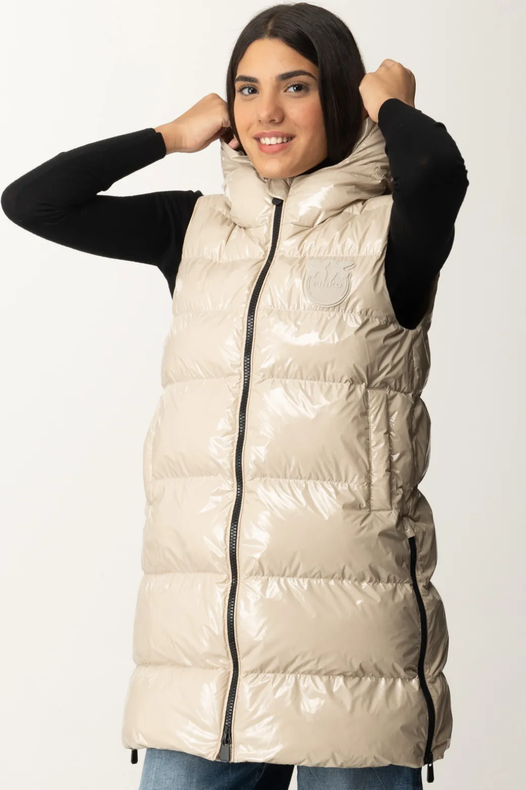 Donna Pinko Piumino Gilet