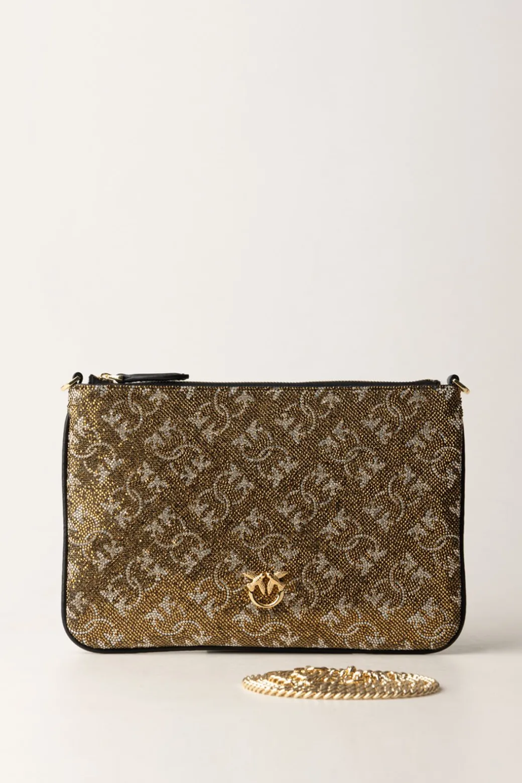Donna Pinko Pochette Strass Monogram