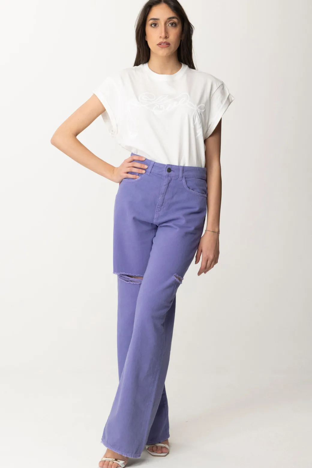 Donna Pinko T-shirt Stampa Love Telesto