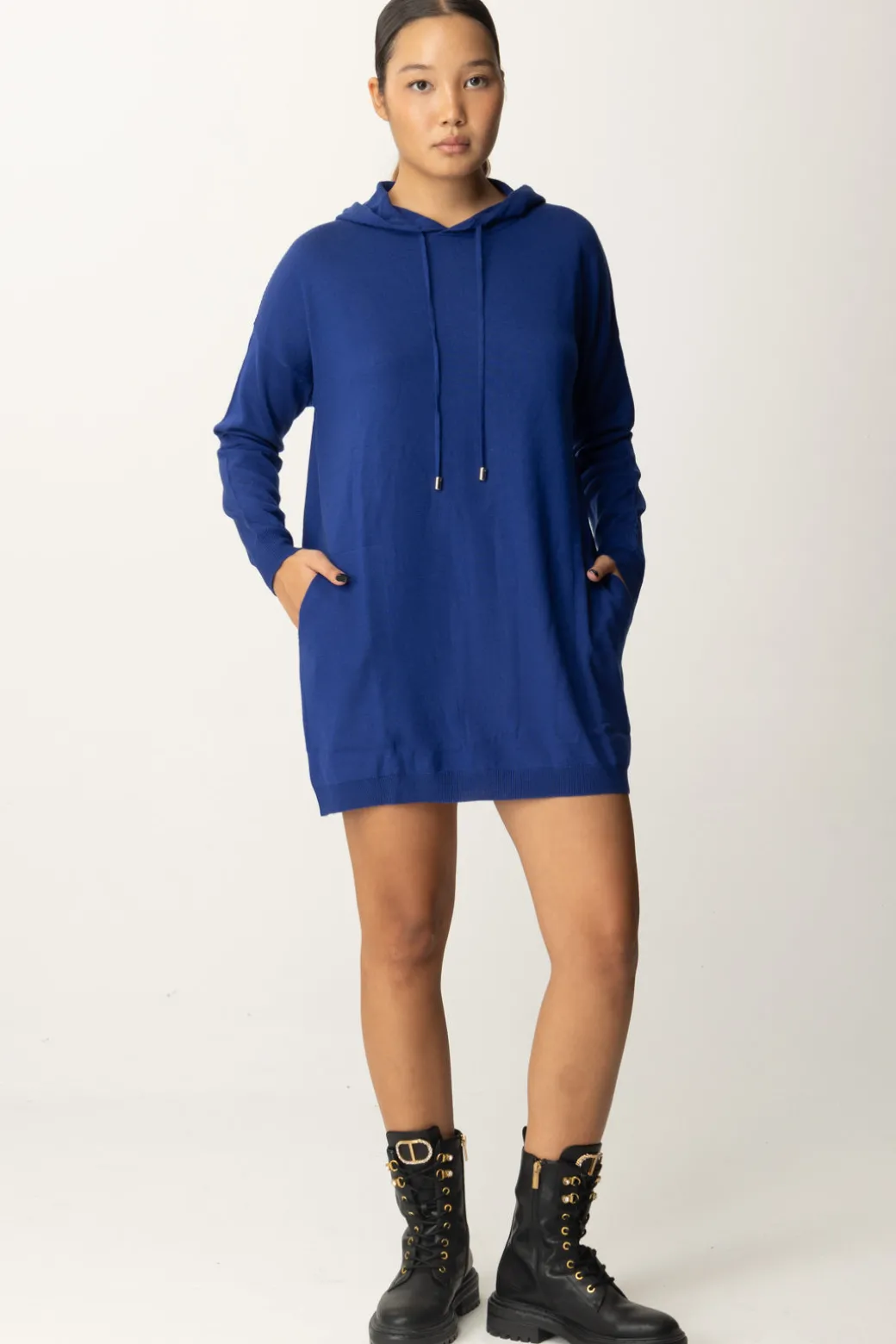 Donna Semicouture Abito In Felpa Branden