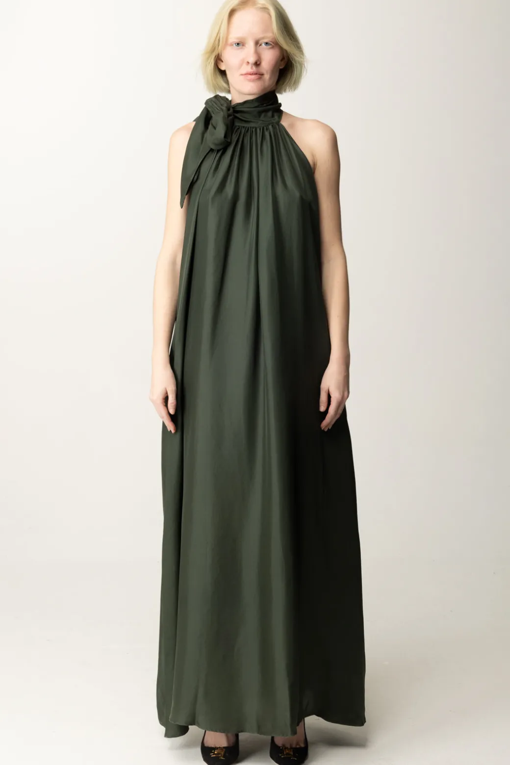 Donna Semicouture Abito Lungo Amandine con Fusciacca