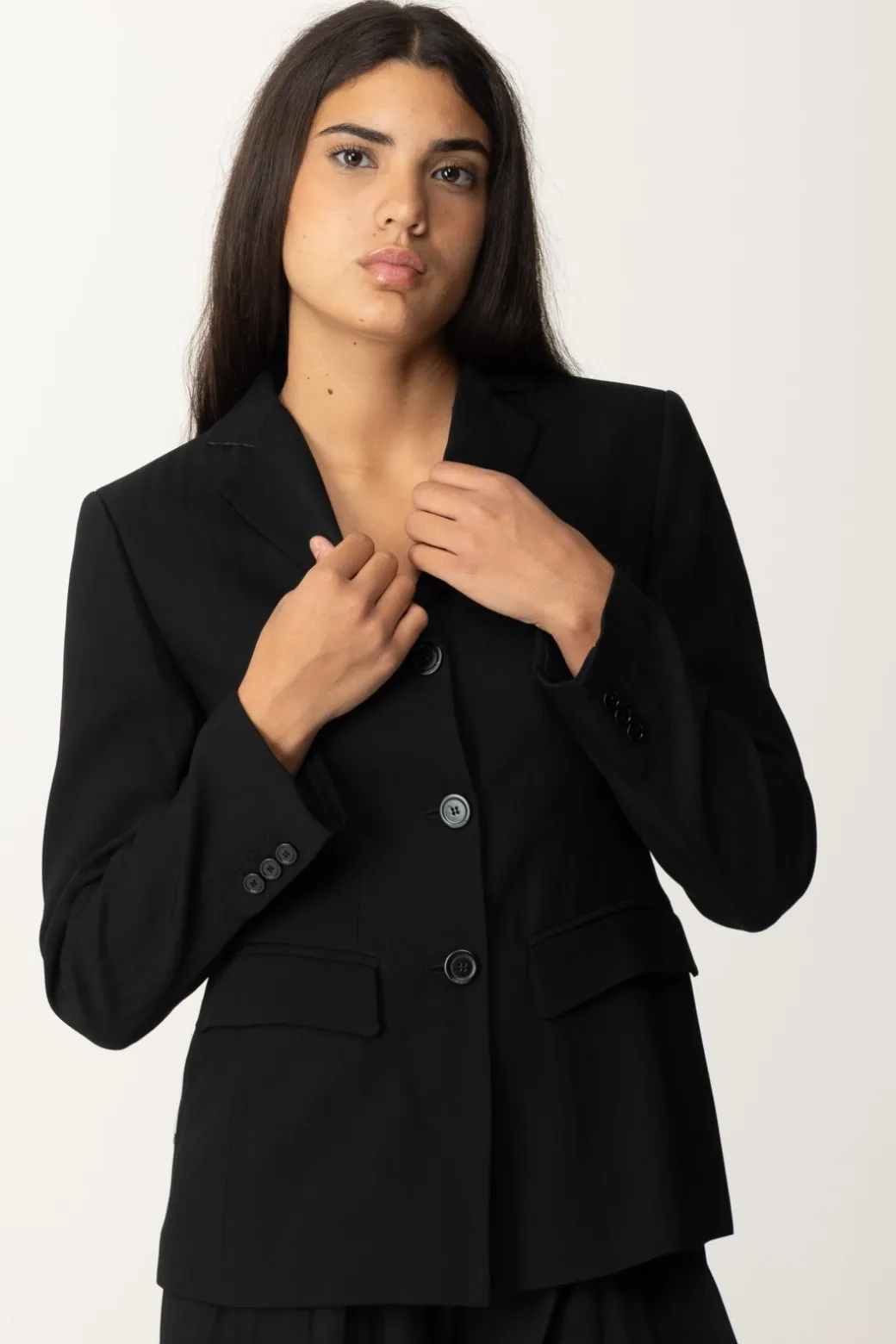 Donna Semicouture Giacca Maria con Pinces