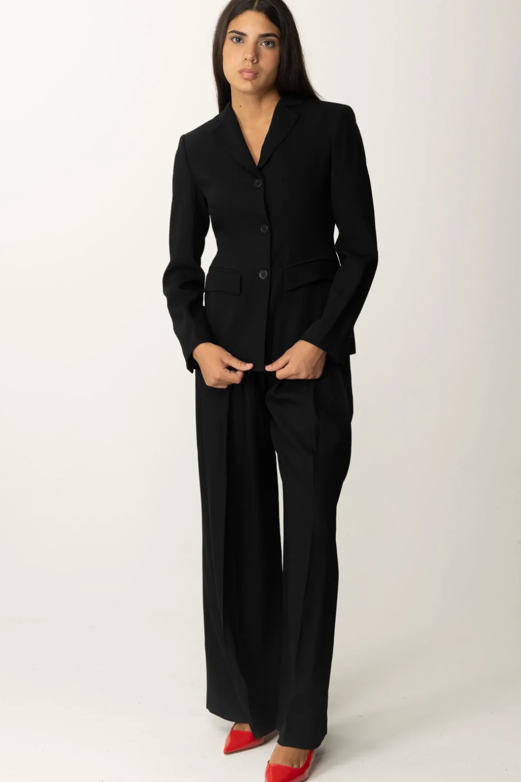 Donna Semicouture Giacca Maria con Pinces