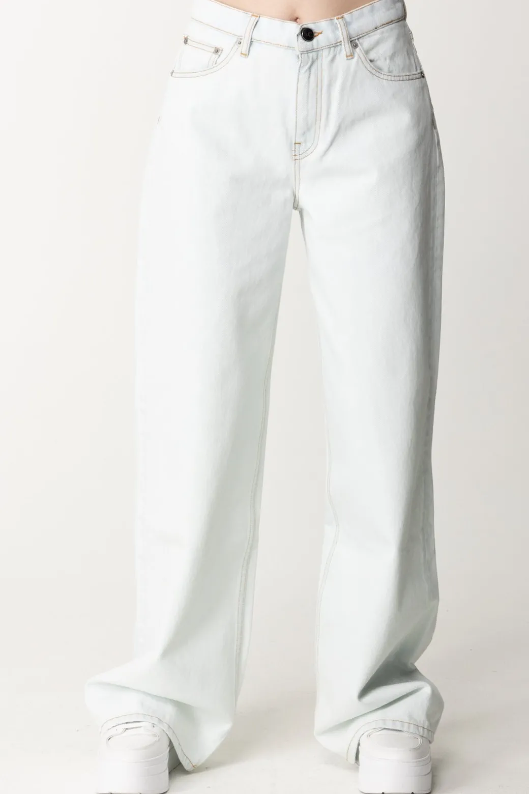 Donna Semicouture Jeans a Gamba Larga