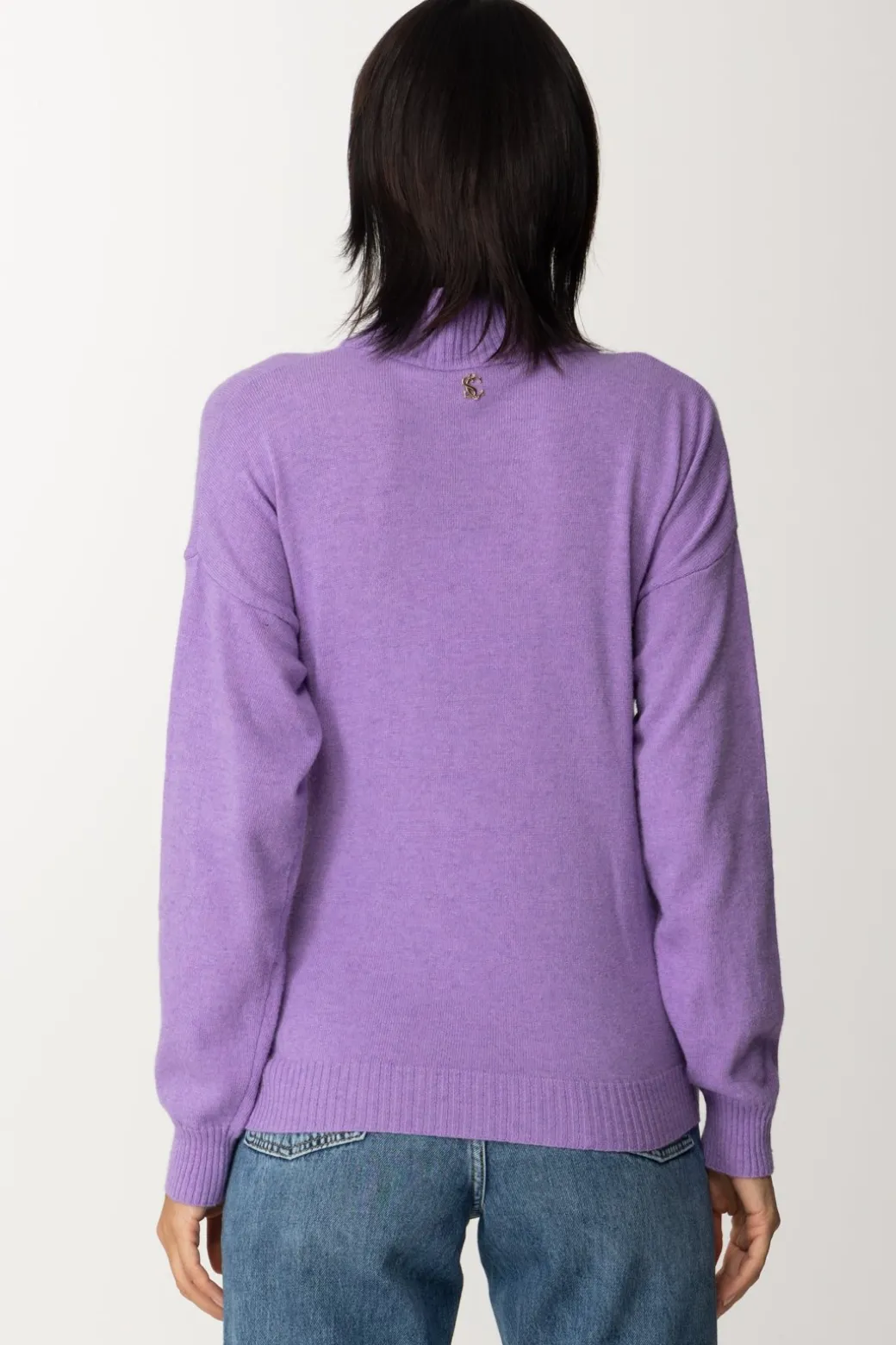 Donna Simona Corsellini Maglia a Lupetto con Nodo
