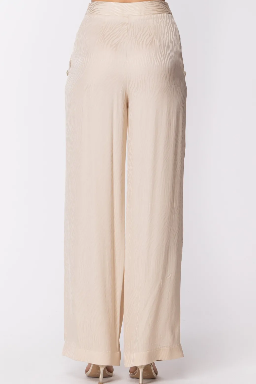Donna Simona Corsellini Pantaloni Ampi con Tasche Laterali