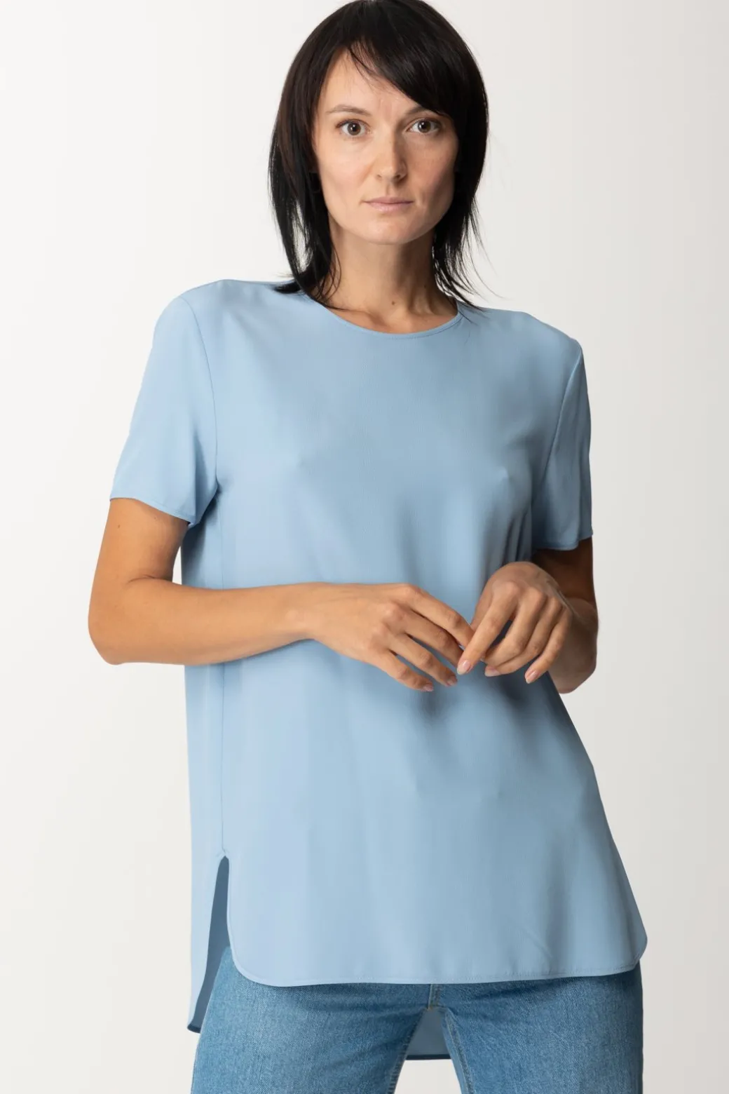 Donna Simona Corsellini T-shirt In Seta