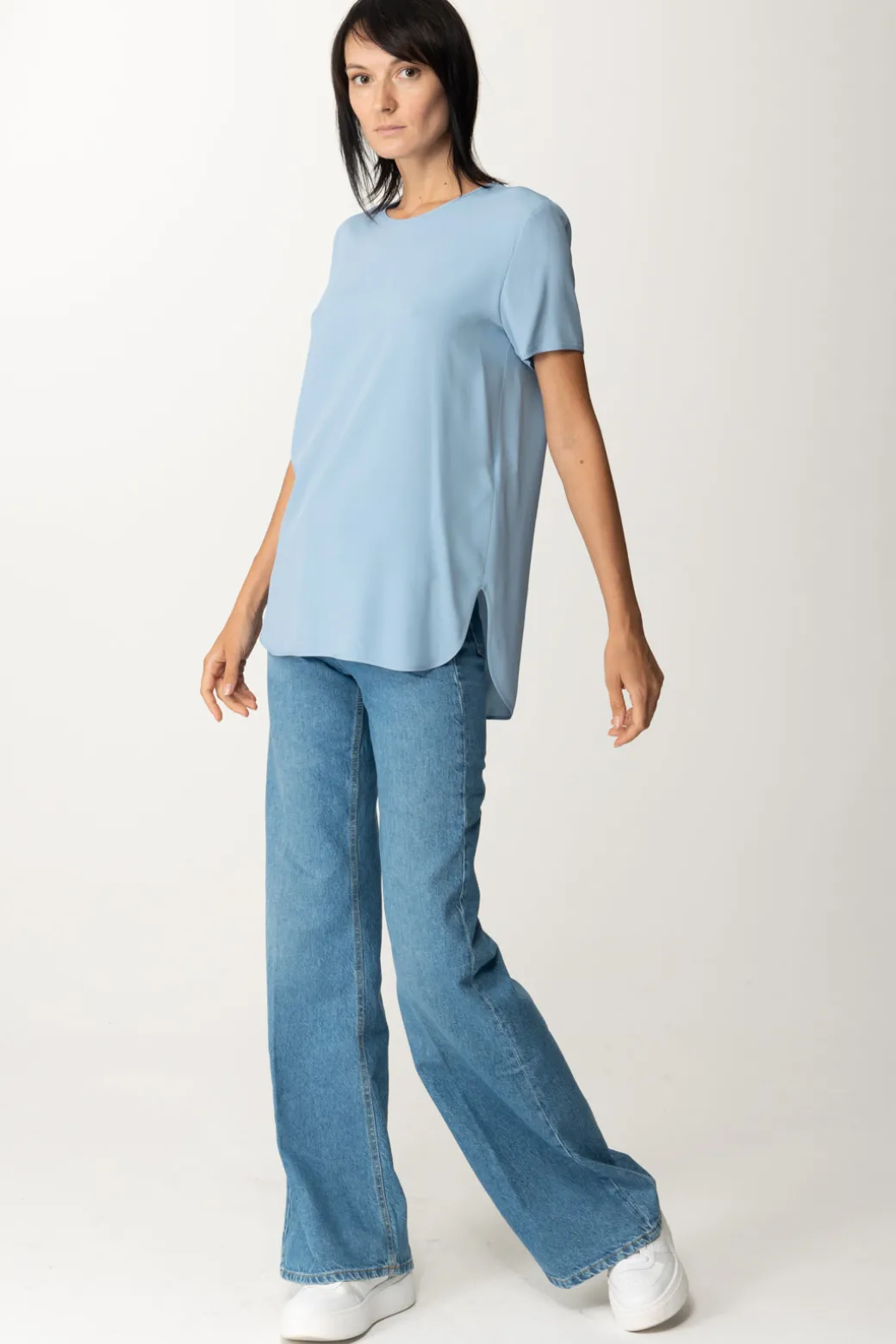 Donna Simona Corsellini T-shirt In Seta