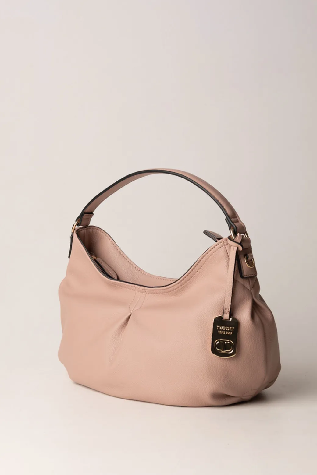 Donna Twin-set Borsa a Spalla con Charm Logo