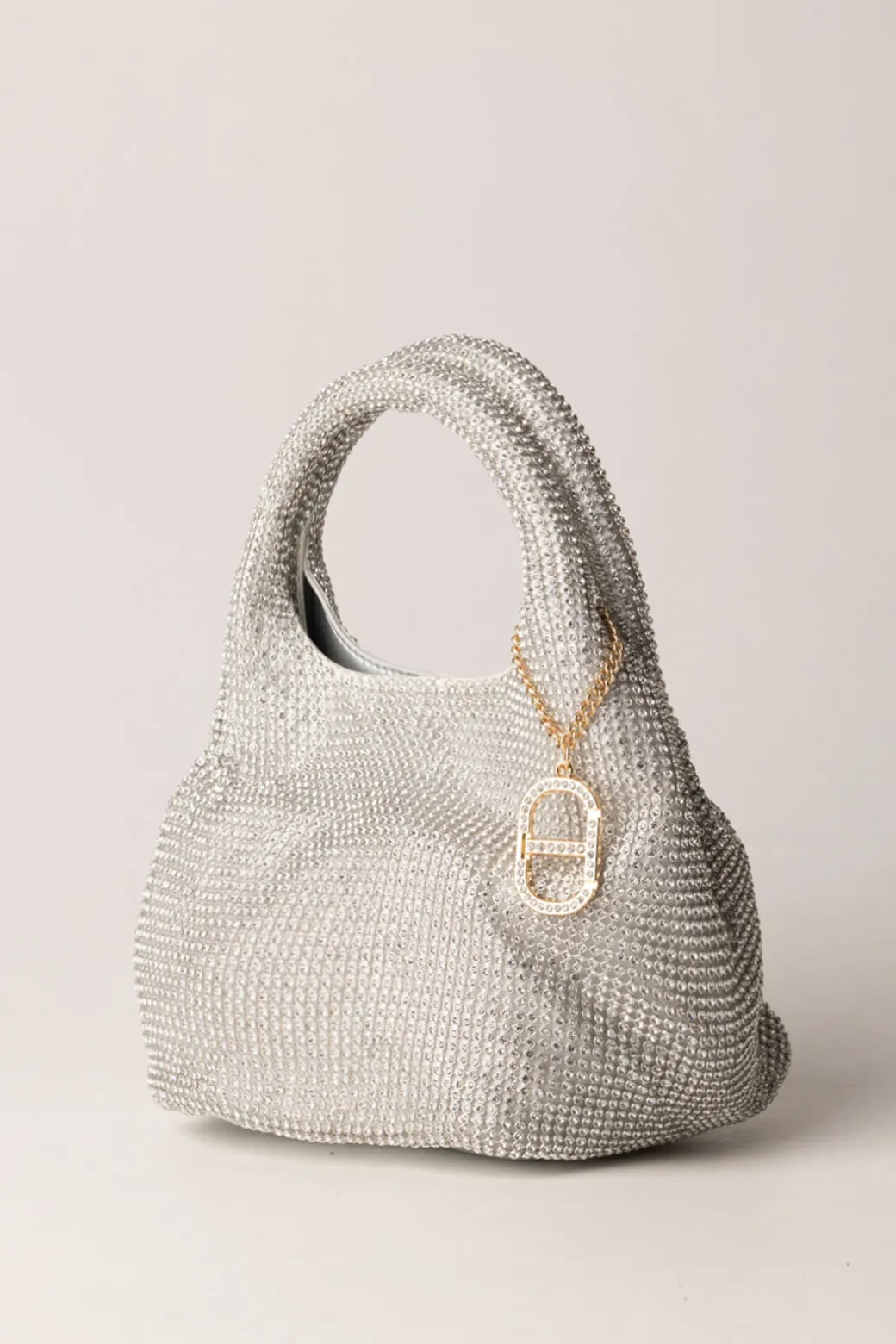Donna Twin-set Borsa 'rendez-vous' In Strass e Charm Oval T