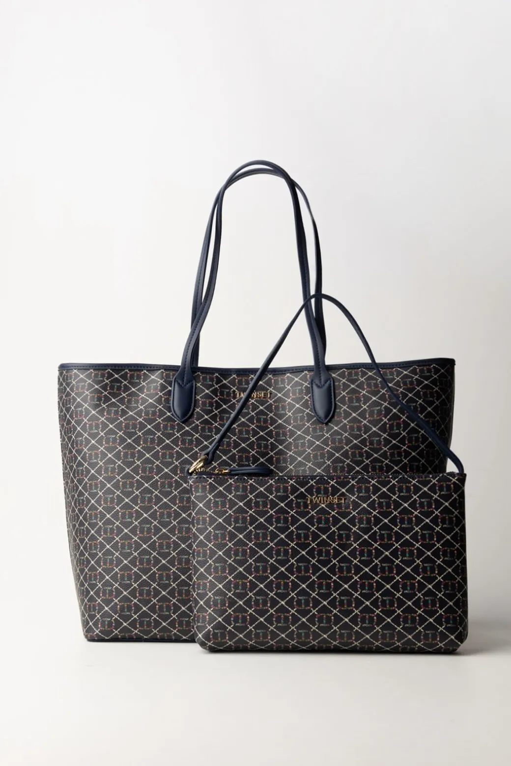 Donna Twin-set Borsa Shopper con Stampa Floral T