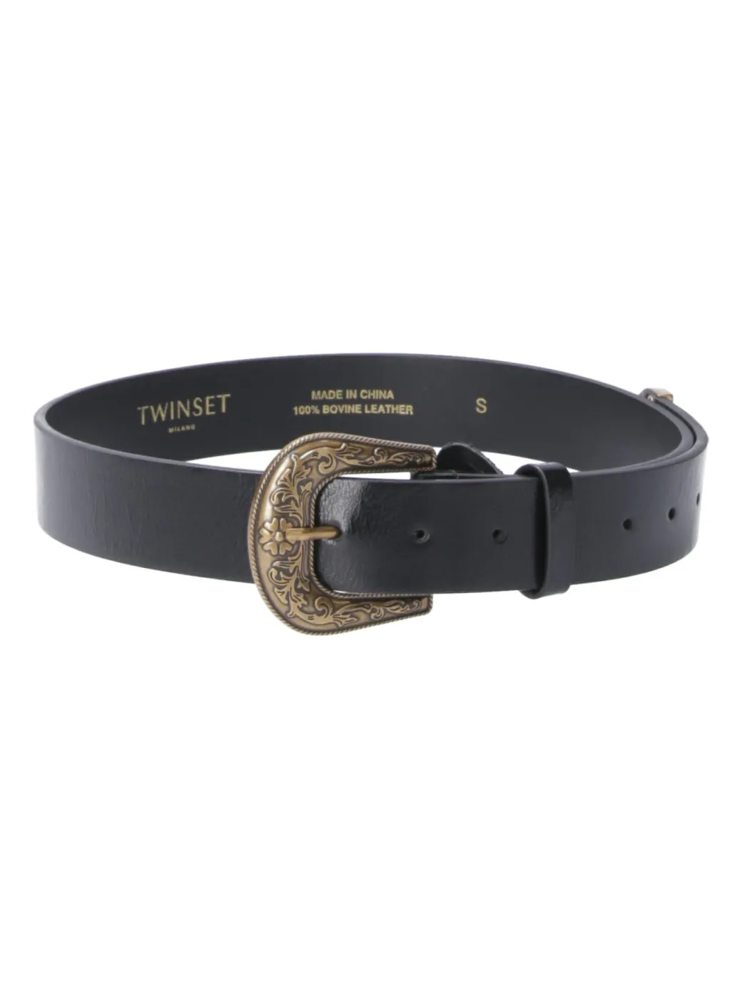 Donna Twin-set Cintura con Fibbia Texana