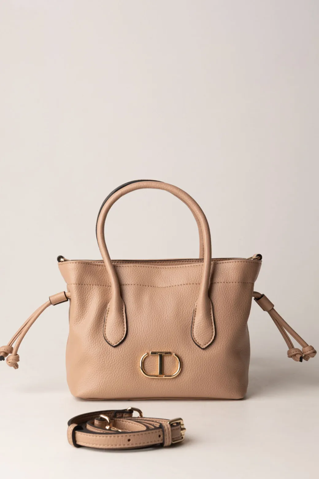 Donna Twin-set Mini Borsa a Mano con Logo