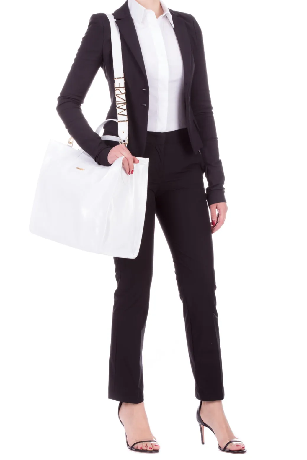 Donna Twin-set Pantalone a Sigaretta In Popeline