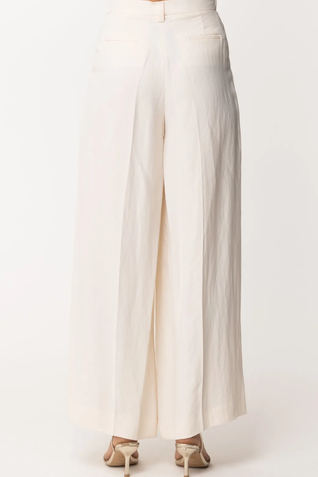 Donna Twin-set Pantaloni Ampi In Canvas