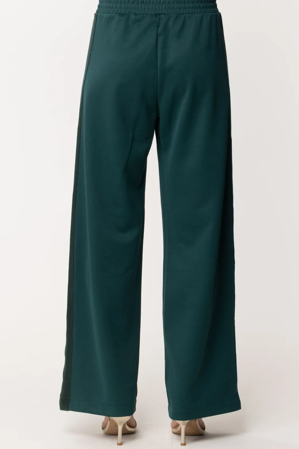 Donna Twin-set Pantaloni Palazzo In Maglia