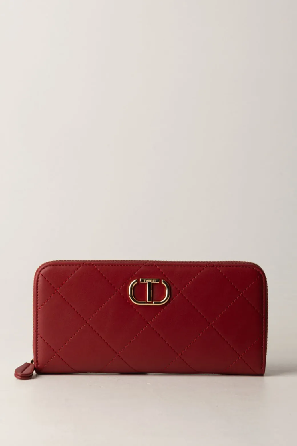 Donna Twin-set Portafogli Zip Around con Impunture