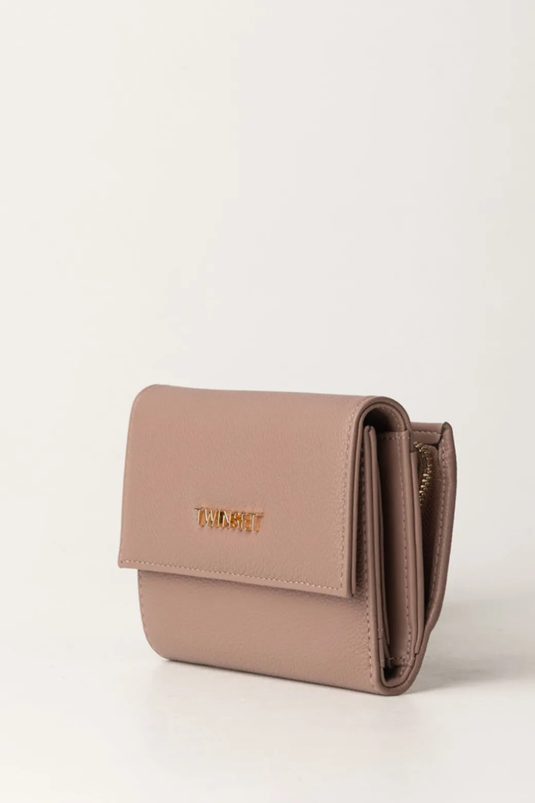 Donna Twin-set Portafoglio Medio In Similpelle MartellataCARILLON ROSE'