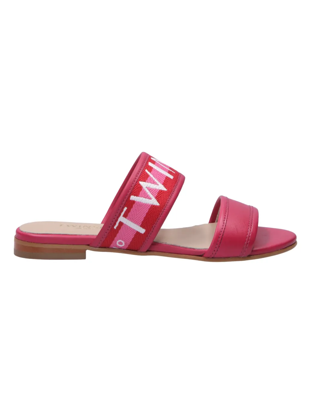 Donna Twin-set Sandali Flat con Fascia Logata